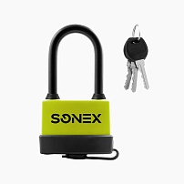 SONEX  Замок навесной всепогодный ЗНВ-7д-83 (83мм) (3 ключа)