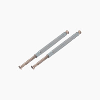 Стяжка винтовая SCR-M4-12(60)80-NI (2 шт.)  Апекс  под ручки на розетке