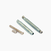 Стяжка винтовая SCR-M4-10(50)30-NI (2 шт.)  Апекс  под ручки на розетке