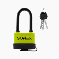 SONEX  Замок навесной всепогодный ЗНВ-7д-72 (72мм) (3 ключа)