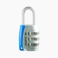 Нора-М  Замок навесной кодовый 608 (серебро)