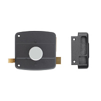 Kale  Замок накладной 157BT-BS50-BL-3K-R-(SP,Ros) (c вертушкой) STB 157BT000010