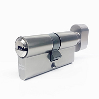 DORMA Цилиндровый механизм CBR-1 80 (50х30В) ключ/вертушка, никель