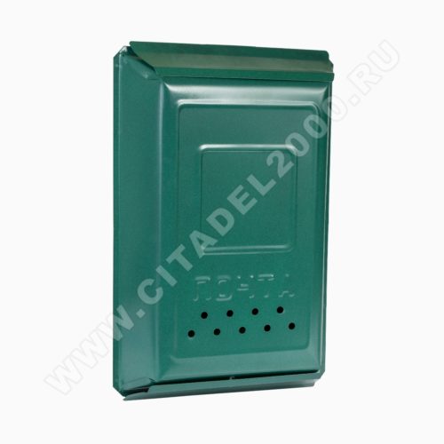 Ящик почтовый металлический с замком (зелёный)