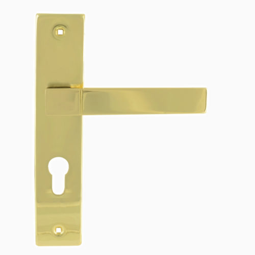 Н-М  Ручка дверная на планке 109-62 мм (золото)