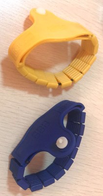 Чехол-браслет для ключа (жёлтый)