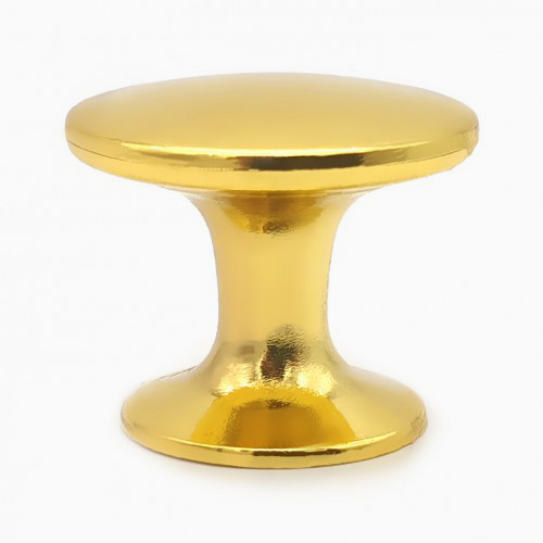 Ручка-кнопка мебельная 306 С (золото) d=24 мм