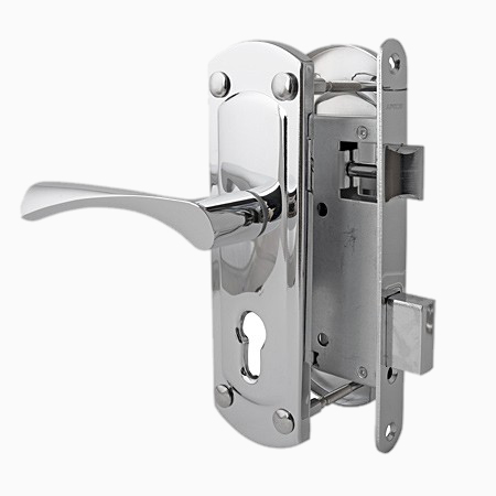 Замок врезной 1423-CR (б/ц)  Апекс