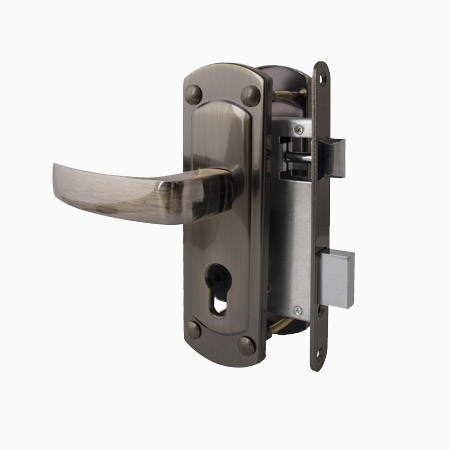 Замок врезной 1425-АВ (б/ц)  Апекс