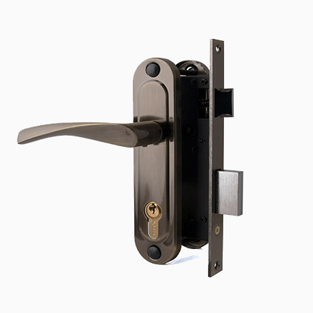 Замок врезной 1223/60-АВ  Апекс