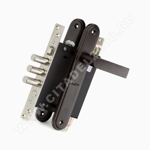 Замок врезной ЗВ9 144.1.0  (правый/тяги)  Меттэм  - с ручками