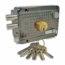 Замок накладной 0097-BN  Апекс