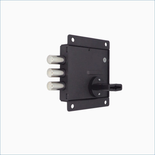 Замок накладной ЗН4 800.0.0 П-Н (3 ключа)  Меттэм  - правый