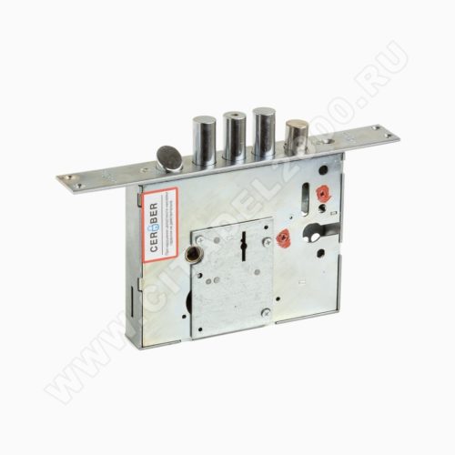 CERBER Замок врезной C5 014 (2-х системный, со сменной нуклей, без цилиндра)