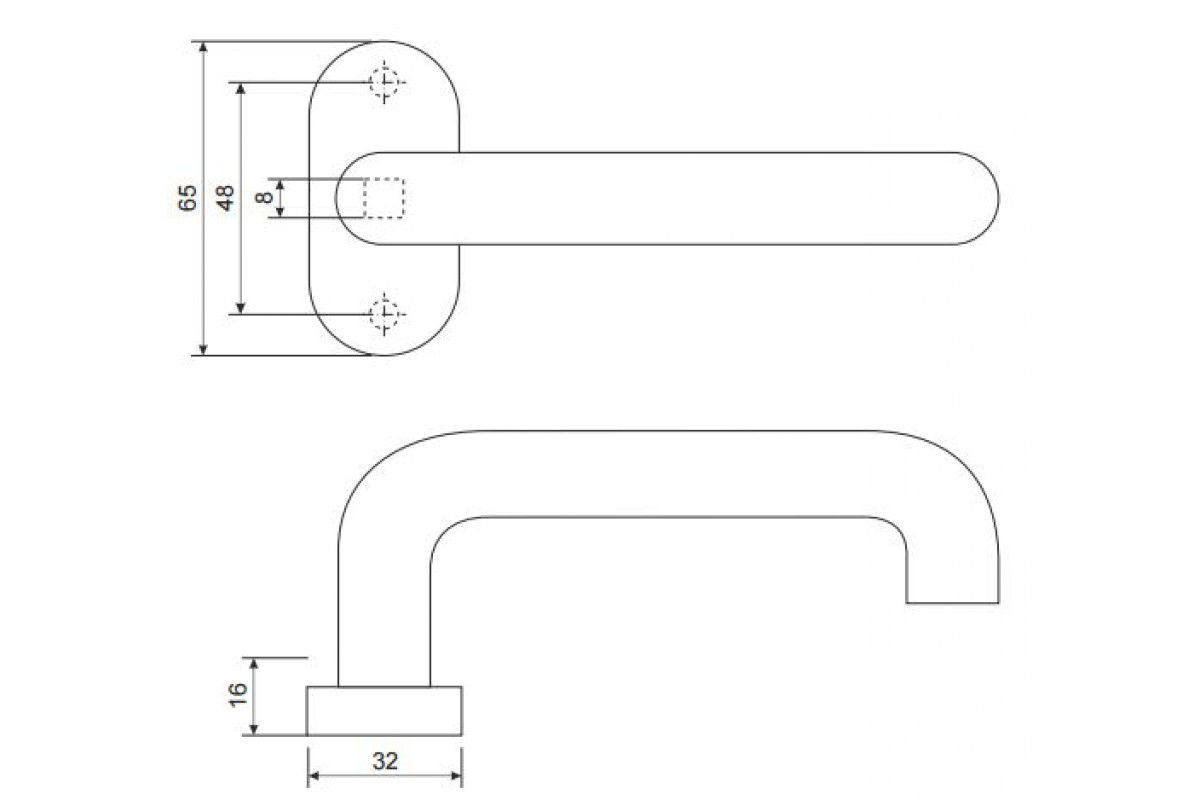 Ручка H-0903-INOX Апекс Ручка H-0903-INOX Апекс