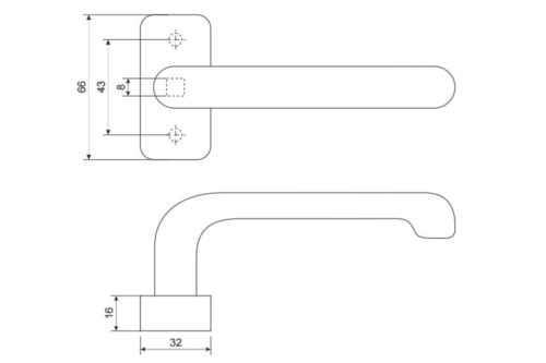 Ручка H-0931-W  Апекс