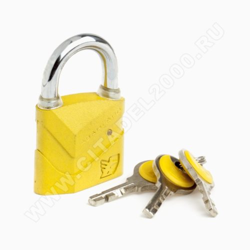 Авангард  Замок навесной ВС2Д-50 ДИСКО (жёлтый) d8мм