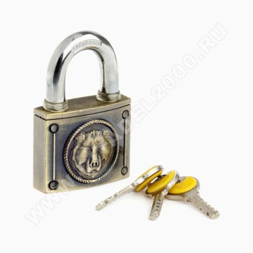 Авангард  Замок навесной ВС2М-60 МЕДВЕДЬ (бронза) d11,5 мм