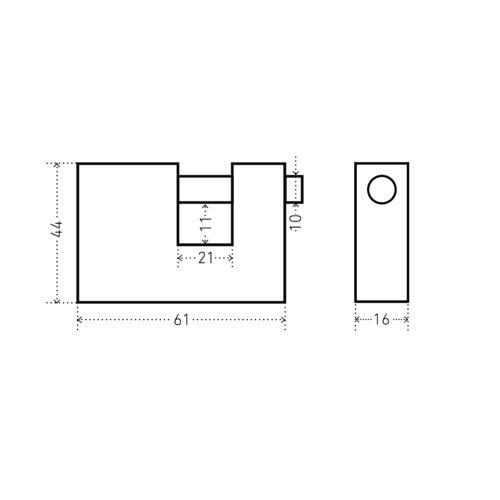 Аллюр  Замок навесной ВС1Ч-760