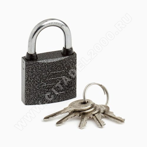 Аллюр  Замок навесной HG-340C (ВС1Ч-340) полимер 5 ключей