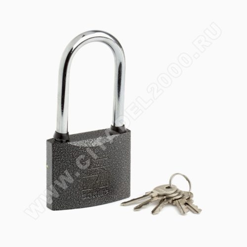 Аллюр  Замок навесной HG-375C-L (ВС1Ч-375Д) полимер 5 ключей