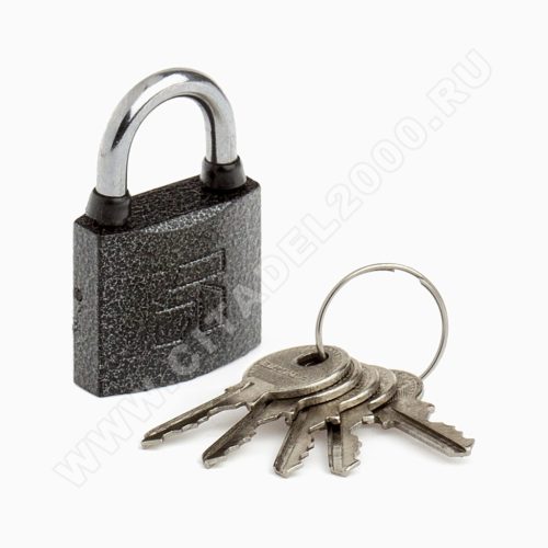 Аллюр  Замок навесной HG-330C (ВС1Ч-330) полимер 5 ключей