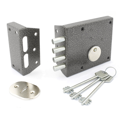 Замок накладной Зенит ЗН4-2 (серебро) г.Димитровград