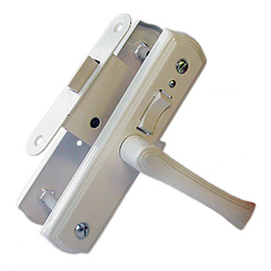 Защелка ЗЩ1Д-2-6-10 с фиксатором (белая)