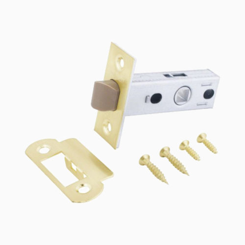 Аллюр  Защёлка АРТ L45-8-P SB (мат.золото) пластик