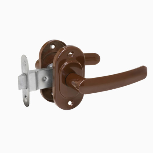 Защелка Омега ЗЩ 2.06 эконом (коричневая) г.Димитровград