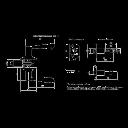 ISPARUS Защелка ЗВ3-03 (старая бронза) (фикс.)