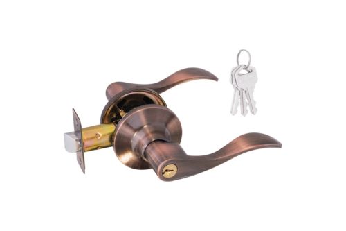 ISPARUS Защелка ЗВ1-01 (старая медь) (ключ/фикс.)