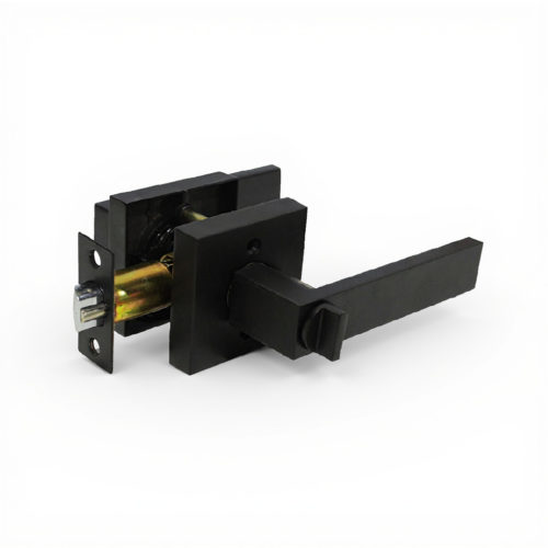 Ручка-защёлка VETTORE A8581 BK MBP (поворотник-заглушка) (чёрный матовый)