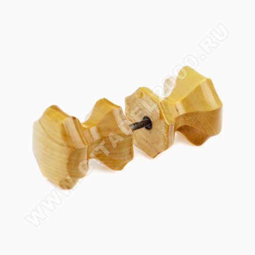 Ручка деревянная граненая  Карельская береза