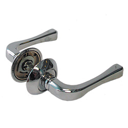 Н-М  Ручка дверная 23А AL (чёрный)