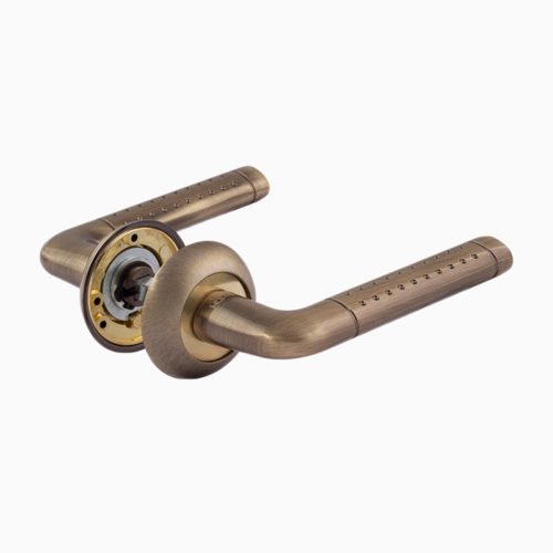 Н-М  Ручка дверная 101A АL (старая бронза)