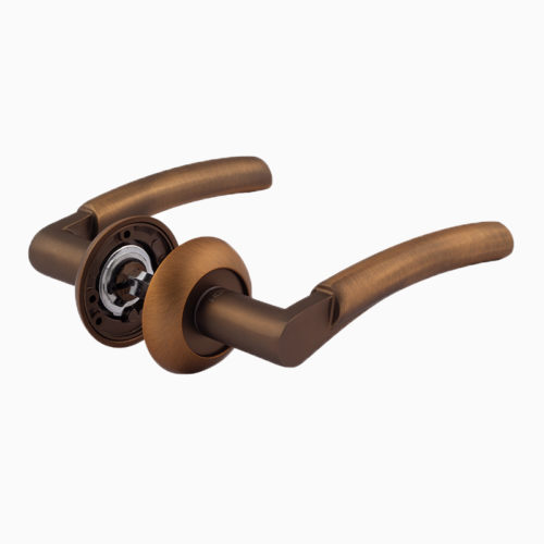 Н-М  Ручка дверная 99A AL (матовый кофе)