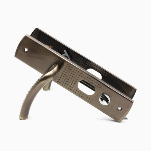 MSM Ручки для китайских дверей (автомат/правая) KT4G-AR AB (бронза)