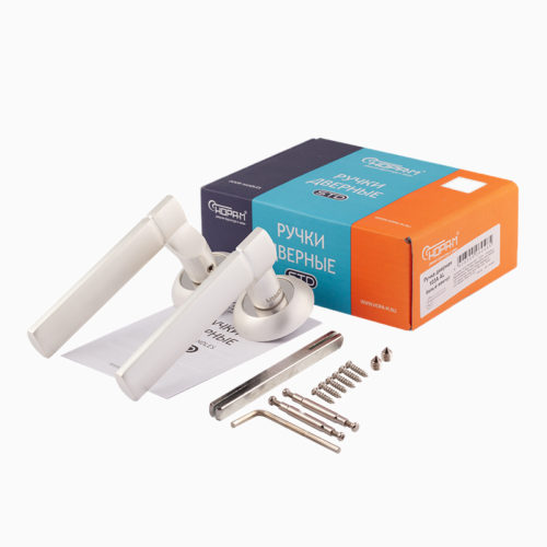 Н-М  Ручка дверная 103A AL (белый жемчуг)