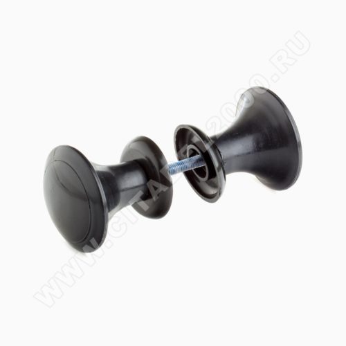 Ручка-кнопка РК-1 пластик большая (чёрная) г.Воронеж