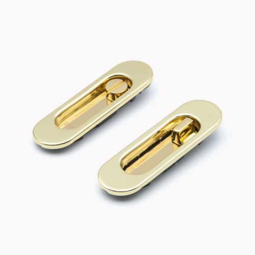 Ручка для раздвижных дверей RS-1-A PB (полированная латунь)