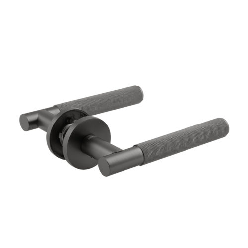 Н-М  Ручка дверная Slim 139А (графит)