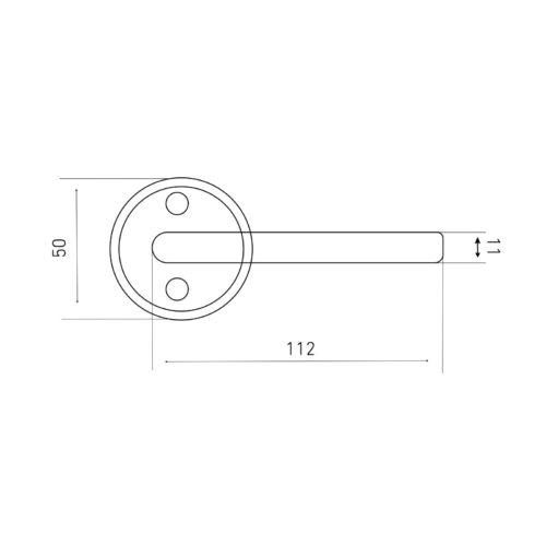 Аллюр  Ручка дверная 16/028 PB (золото)