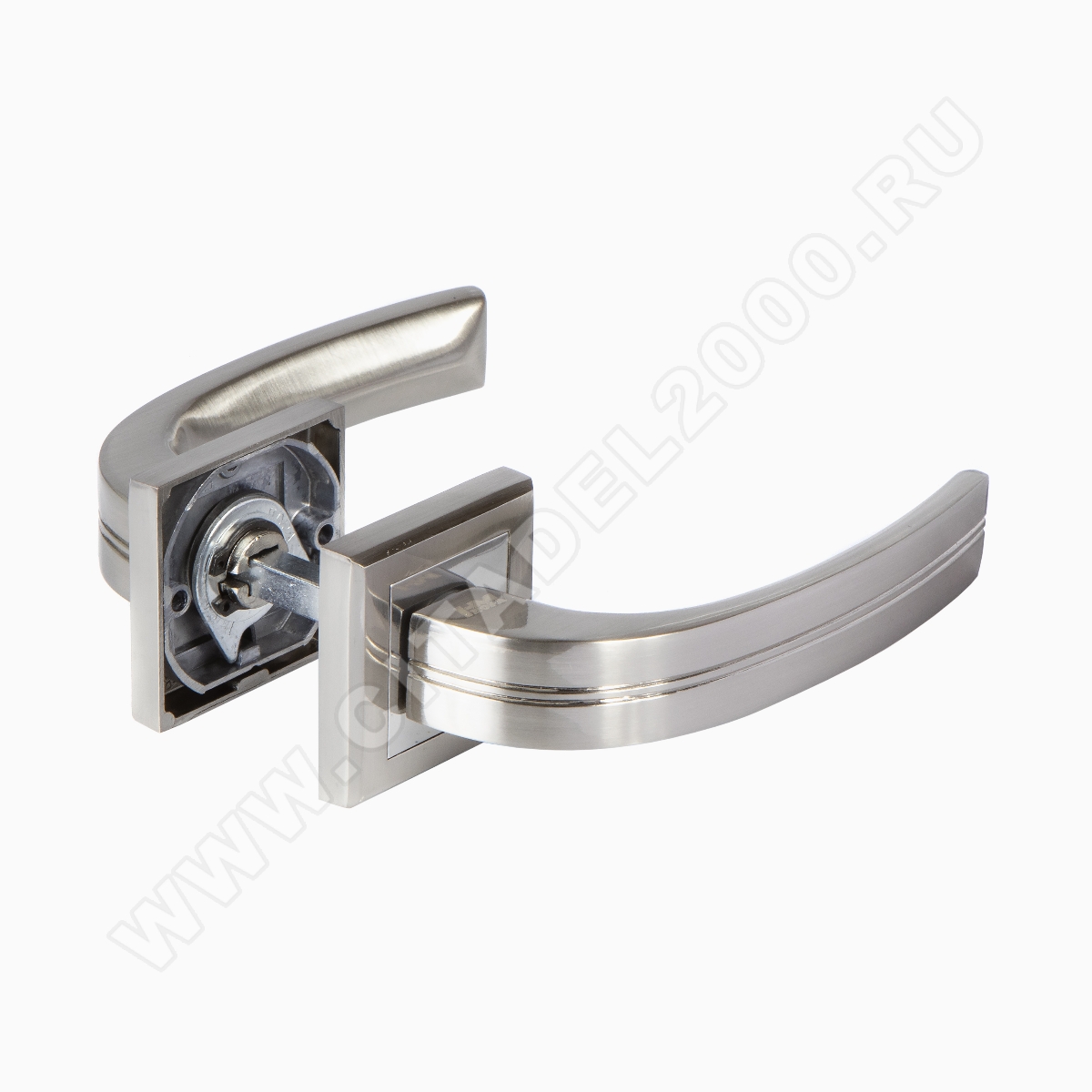 Н-М Ручка дверная 106K AL (матовый никель) Н-М Ручка дверная 106K AL (матовый никель)