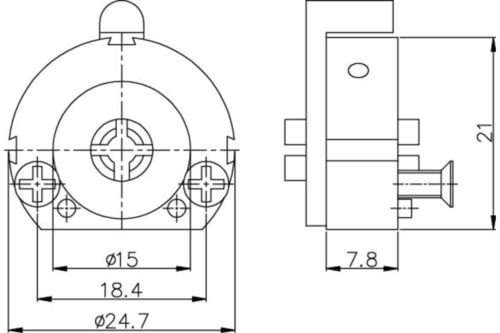 Kаlе Механизм цилиндровый 164F, BP, 5K (5 крестовых ключей) STB 164F0000004