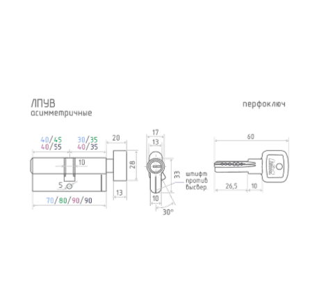 Н-М  Личина ЛПУВ-90 (50-40в) (золото)