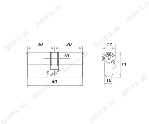 Н-М  Личина ECO AL Л-60 (хром)