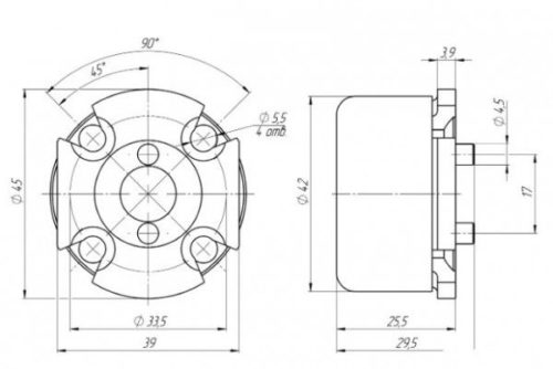 Механизм секретности  Барьер-4   длина стержня ключа 80 мм
