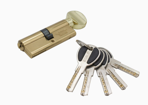 MSM Цилиндр перф. ключ-вертушка , CW 80 mm PB