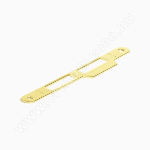 Н-М  Ответная планка 501.18 (золото) (196мм) с заходом